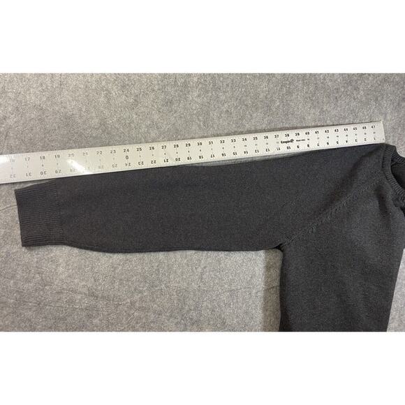 L.L Bean Sweater Mens Size Large Grey Knit Crew Neck Preppy - Picture 4 of 10